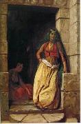 unknow artist Arab or Arabic people and life. Orientalism oil paintings 611 painting